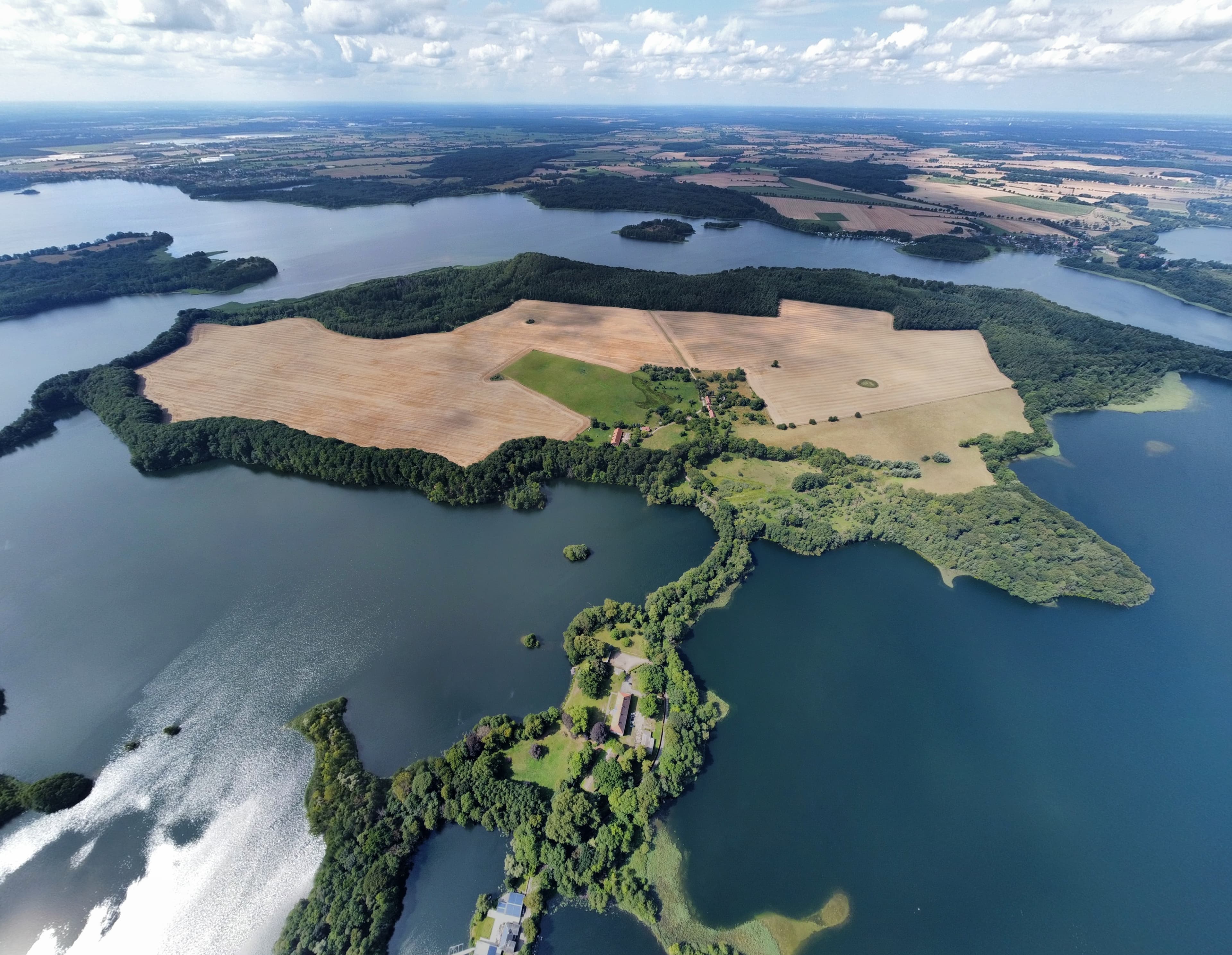 Natur und Wasser - Waldlandschaft am See